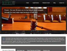 Tablet Screenshot of morrealelaw.com